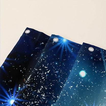 AILONEN 3D Sea Turtle Shower Curtain for Bathroom, Cute Turtle Blue Space Galaxy Bath Curtain,Kids Kawaii Ocean Turtle Decorative Watercolor Curtain with 12 Plastic Hooks for Boys Girls 36" W*72" H