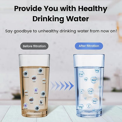 GAC Replacement Filter Compatible with U1 Under Sink Water Filter, 6-12 Months Lifetime, U1 GAC Filter