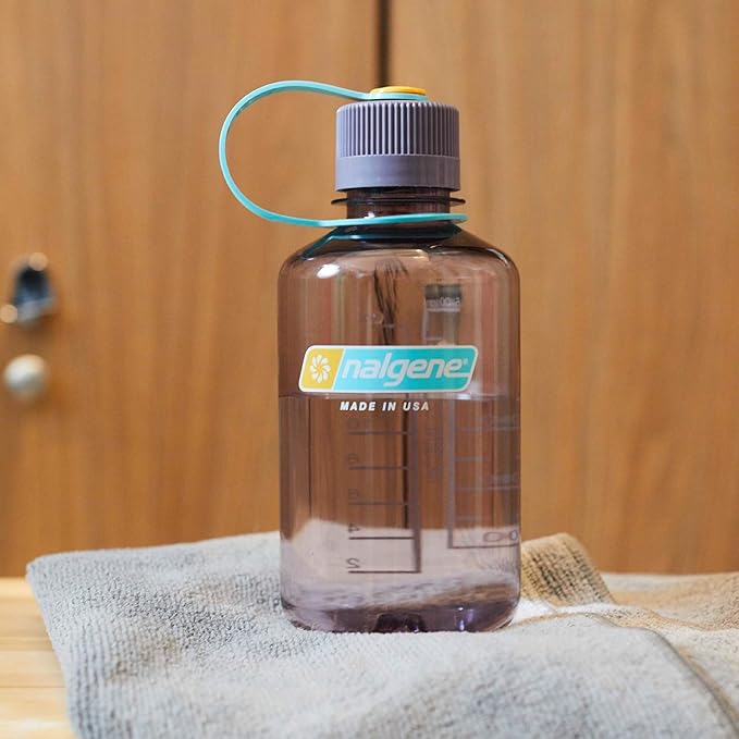 Nalgene Tritan Narrow Mouth BPA-Free Water Bottle, Pear, 32 oz