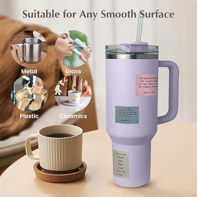 50Pcs Bible Stickers, Inspirational Retro Verse Christian Stickers, Quotes Bible Study Supplies for Tumbler Cup Water Bottle Laptop Phone Case Scrapbooking Skateboard Teens Aldult Kids