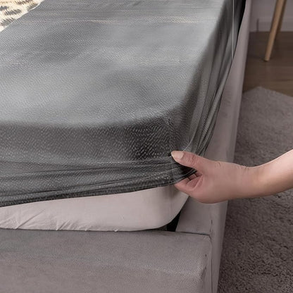 AILONEN Leopard Fitted Sheet Set Full Size, 3D Cheetah Printed Bed Sheet Set,Wildlife Bedding Leopard Sheet Set,Wild Animal Leopard Bed Sheet Set Boys Fitted Sheet with 2 Pillowcases,3 Pieces