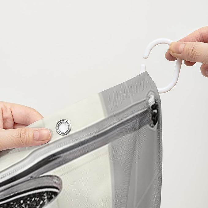 AILONEN Cartoon Dinosaur Shower Curtain for Kids Boys,Funny Singing Dinosaur Waterproof Fabric Shower Curtain for Bathroom,Lovely Red Dinosaur Shower Curtain Set with Hooks,60" W*72" H