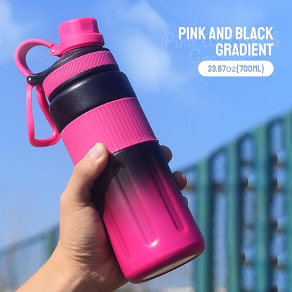 Comeon Insulated Stainless Steel Water Bottle with Lid, 24 OZ Leak Proof Vacuum Sports Water Flask for Gym, Travel, Bike, Camping