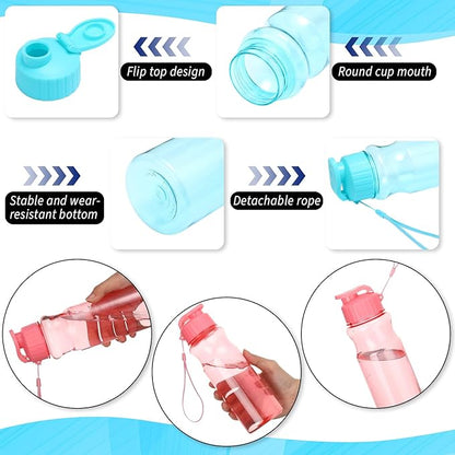 Water Bottles Bulk End of the Year Gifts for Students 18 oz Portable Sports Water Bottle Summer Graduation Student Gifts from Teacher for Kids School Classroom Prizes Goodie Bag (24)