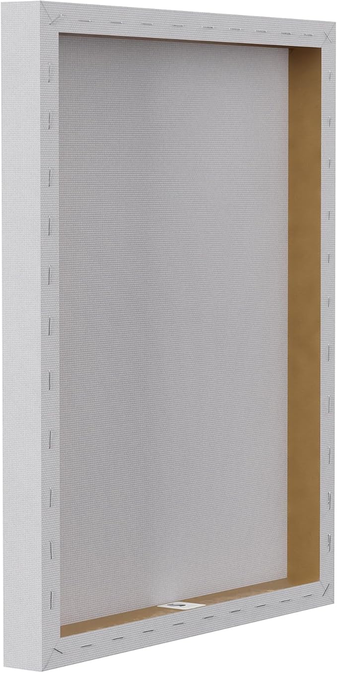 Stupell Industries Abstract Deco Shapes Layered Contrasting Tones Brown Purple, Designed by Design Fabrikken Canvas Wall Art, 36 x 48