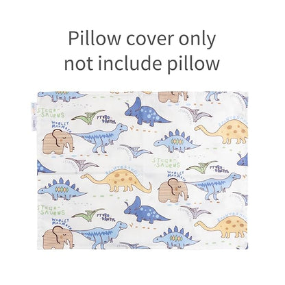 ALVABABY Toddler Pillow Covers Fits 13 x 18,12x 16 Kids Pillow 2 Pack Cotton Sleep Travel Pillowcases with Envelope Baby Children Pillowcase for Boys Girls Dinosaurs 2TPW16