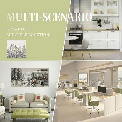 Vintage Grey Floral Herbs Wild Flowers Botanical Double Toggle Boho Light Switch Covers Decorative Country Unique 2 Gang Wall Plate Dual Electrical Faceplate Switchplate for Living Room