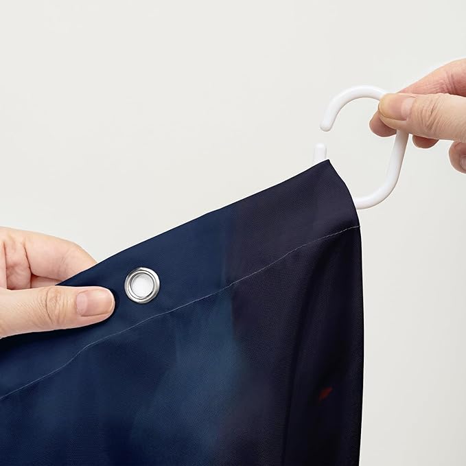 AILONEN Headset Skull Shower Curtain,Hip Hop Skeleton Fire Skull Bath Curtain,Cool Skull Decoration Bathroom Curtain with 12 Plastic Hooks,Waterproof 72" W*78" H