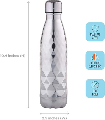 Smash Stainless Steel Dual Wall Water Bottle 16.9 fl.oz - Diamond