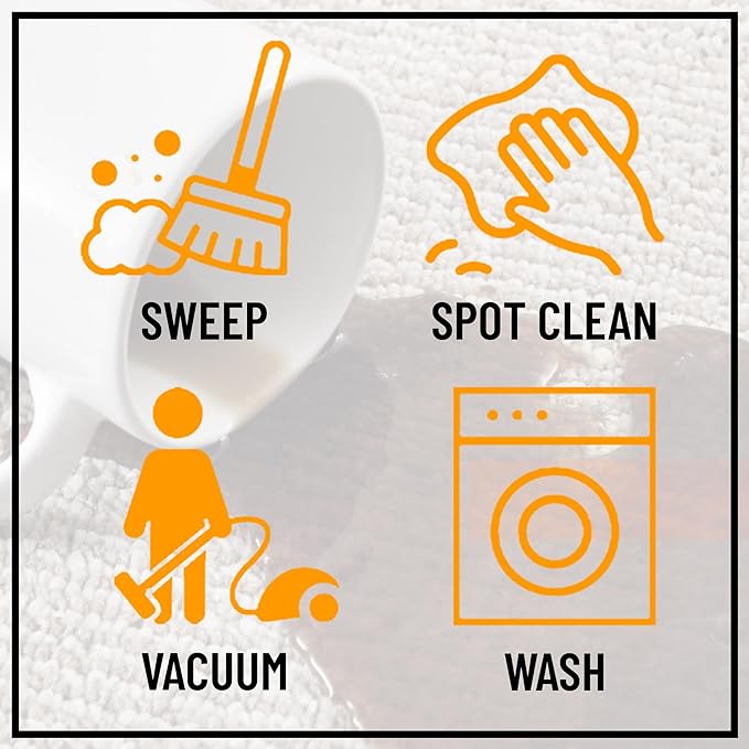 Machine Washable Modern Solid Design Non-Slip Rubberback Traditional Runner Rug for Hallway, Kitchen, Bedroom, Living Room, 2'7" x 12', Solid Black