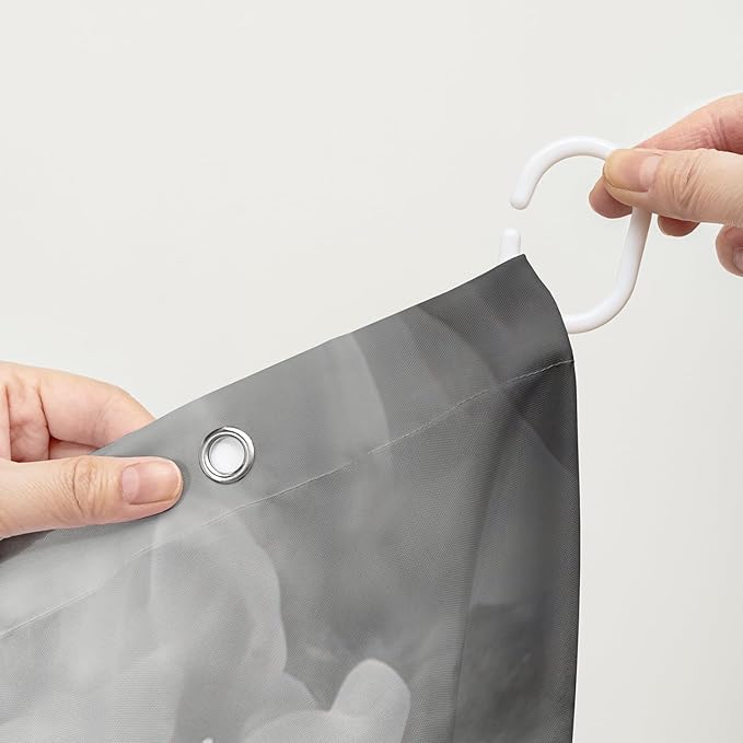 AILONEN Wolf Print Shower Curtain for Boys Men,Watercolor Wolf Bath Curtain 72" W*96" H Animal Wolf Bathroom Curtain Polyester Waterproof Wildlife Bathroom Curtain with 12 Hooks