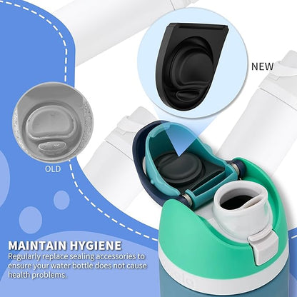 5 Pcs Replacement Stopper for Owala FreeSip 19/24/32/40 Ounce, Silicone Sealing Anti-Spill Replacement Stopper Accessories Compatible with Owala Freesip BPA-Free-Colorful