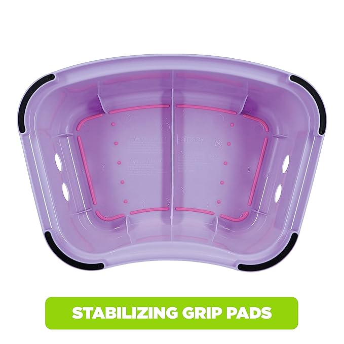 Disney Minnie Mouse Happy Helpers Bathroom Step Stool for Kids Using The Toilet and Sink - Kids Step Stool, Potty Training, Non-Slip, Bathroom, Kitchen, Lightweight