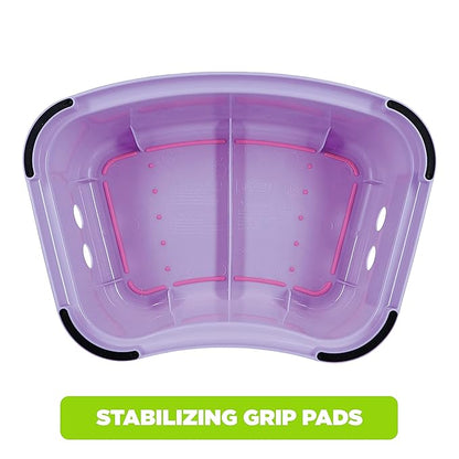 Disney Minnie Mouse Happy Helpers Bathroom Step Stool for Kids Using The Toilet and Sink - Kids Step Stool, Potty Training, Non-Slip, Bathroom, Kitchen, Lightweight