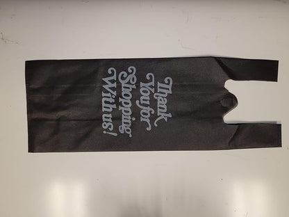 400 Pcs Single Wine Bag Christmas Wine Gift Bag Non Woven Fabric Reusable Bags for Gifts Bags Bulk Bottle Holder Wine Carrier with Handles for Shopping Thank you bag Parties (Black)