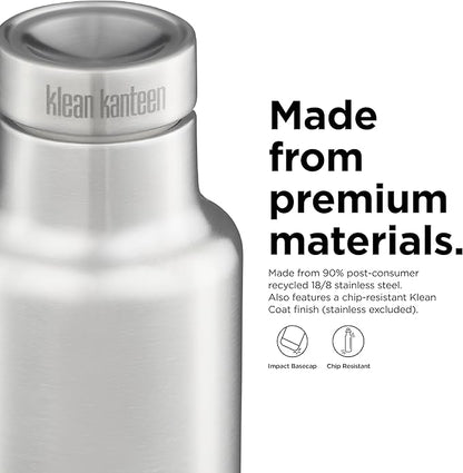 Klean Kanteen Insulated Pour Through - 25 oz - Brushed Stainless