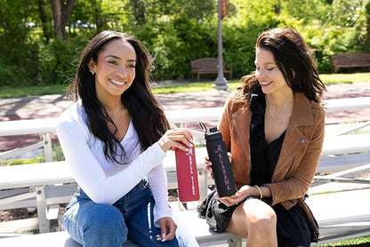 Alabama Roll Tide Water Bottle - Black Double Walled Stainless Steel 24 oz Keeps Drinks Cold or Hot