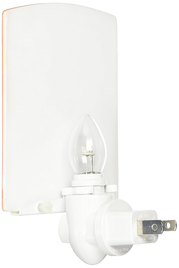 Caroline's Treasures BB7043CNL Bacon Face Ceramic Night Light Compact, UL-Certified, Ideal for Bedroom, Bathroom, Nursery, Hallway, Kitchen, 6x4x3, Multicolor