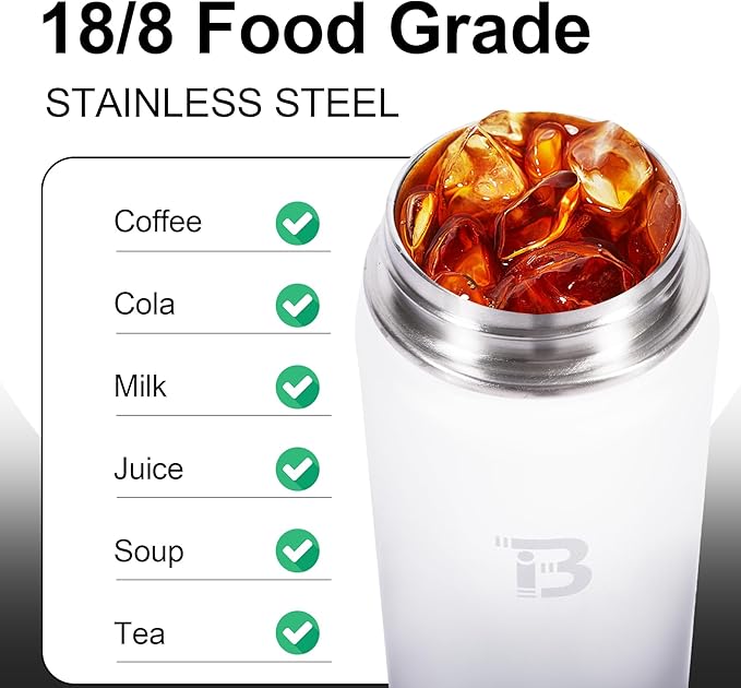 32oz Insulated Water Bottle with Straw Lid & Spout Lid & Paracord Handle, Stainless Steel Water Bottle Wide Mouth, Double Wall for Women Men Gym Fitness Outdoor