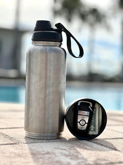 32oz Water Bottle with Storage Compartment