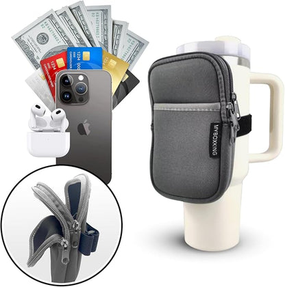 Water Bottle Pouch,Stanley Cup Pouch,Tumbler Pouch,Stanley Fanny Pack,Bag for Cup,Bottle Wallet,Water Bottle,Accessories,Phone,Gym