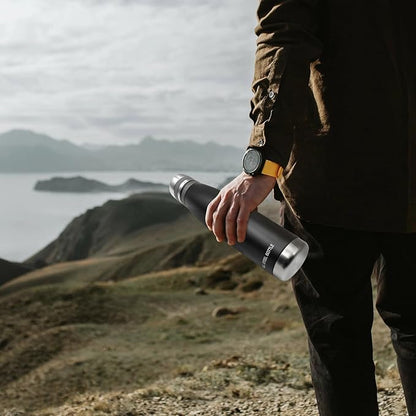 37oz Thermos for Hot and Cold Drinks, Coffee Thermos Water Bottle, Wide Mouth Thermal Cups- Leakproof Stainless Steel Insulated Thermos - Commute, Travel, and Picnic Friendly