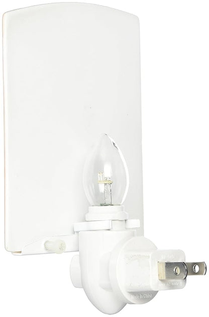 Caroline's Treasures BB7087CNL Baby Fox Gingham Ceramic Night Light Compact, UL-Certified, Ideal for Bedroom, Bathroom, Nursery, Hallway, Kitchen, 6x4x3, Multicolor