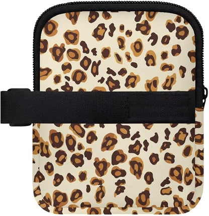 Leopard Stanley Cup Pouch with Adjustable Strap Water Bottle Storage Bag 20oz-40oz IceFlow Tumbler Pouch for Stanley Accessories