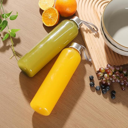 27 Oz Water Bottle Clear Plastic bottles Reusable Leak-Proof Seal Bottle with Stainless Steel Lids and Cleaning Brush for Fitness,Sports,Travel (8)