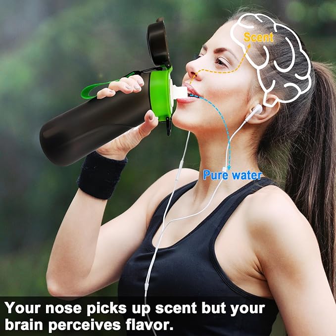 20 Flavor Pods Pack for Air Water Bottle, Air Water Bottles Aroma,Sugar-0%,Calories-0% Multi-Flavored Fragrance Pods for Daily Exercise to Replenish Water