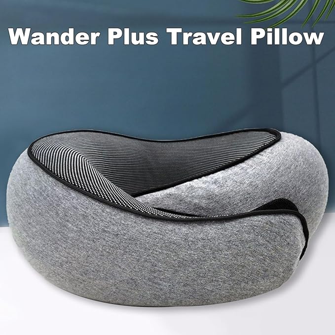 2024 Travel Neck Pillow, New Neck Pillow, 360° Travel Neck Pillows, Airplane Travel Neck Pillow, Memory Foam Travel Neck Pillow, Stowable U-Shaped Pillow