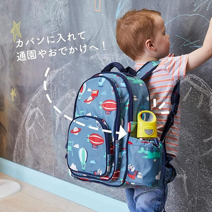 b.box 20oz Tritan Straw Bottle | Large, Modern Water Bottle with Flip Straw for Kids | Spill Proof, BPA Free (Indigo Rose, 20 oz)