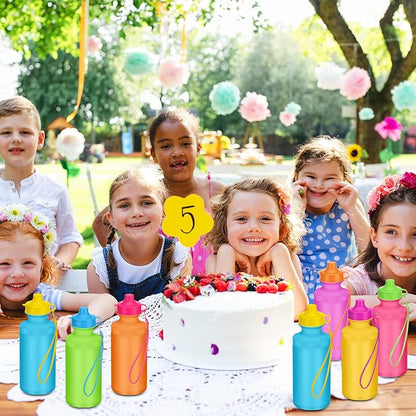 72 Pcs Sports Water Bottles Bulk 20 oz Plastic Water Bottles Reusable Squeeze Water Bottles Team Bottles with Pull Top Cap for Adults Kids Outdoor Cycling Fitness