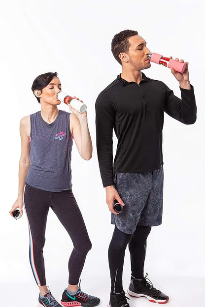 asobu Flavor U See a Stainless Steel Fruit Infuser Slim and Classy Water Bottle 16 ounce Bpa Free - (Pink)