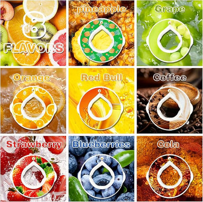 Air Water Bottle with Flavor Pods, Flavored Water Bottle,750ML Large Scented Flavor Water Bottle,Sports Water Cup with Straw Suitable for Gym and Outdoor Games(New Black Green +8Pods)