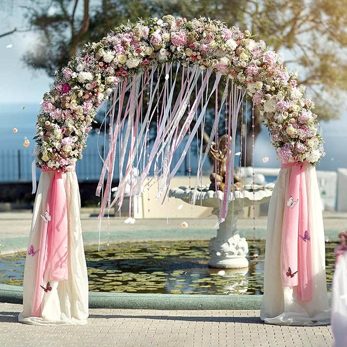 uxcell 120Pcs 3D Beautiful Butterfly Removable DIY Wall Stickers for Bedroom TV Background Decorations, Red