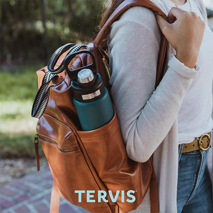 Tervis NFL Miami Dolphins-All in Water, 24oz Wide Mouth Bottle, Stainless Steel