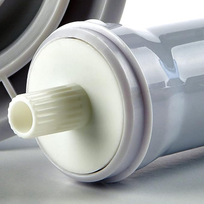 Water Filter Bottle with Straw & Cap for Athletes Fitness Kids Workers Cowboys to use on Gym Offices - Transparent 24 Oz/700 ml - Tritan (Blue) (Blue)