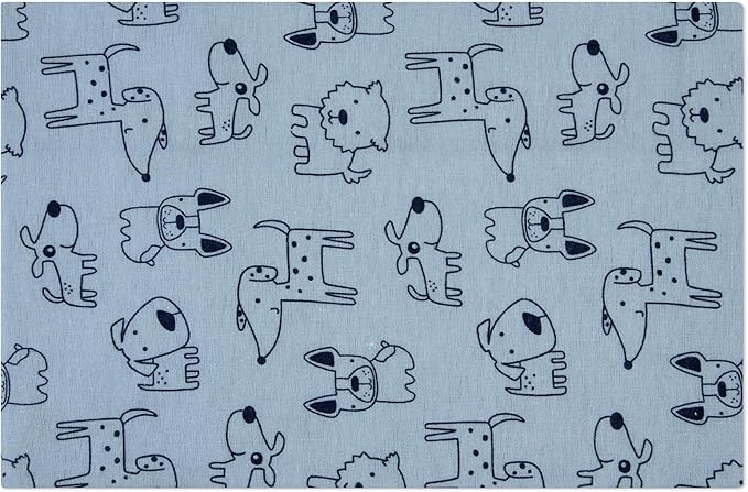 4-Pack Unisex Baby Cotton Flannel Receiving Blankets, One Size Newborn Swaddle Blankets (30 x 30)