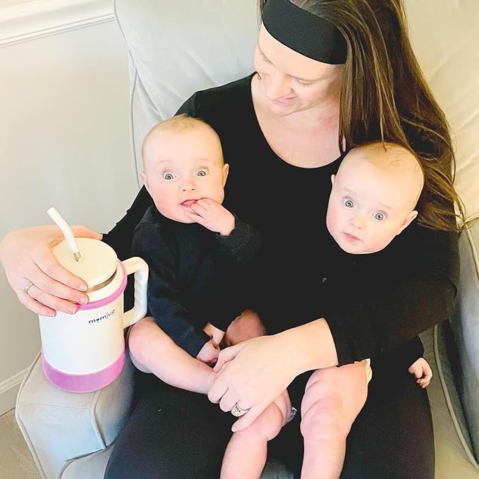 breastfeeding water bottle, 50oz (Pink, with Breast Indicator Dial)