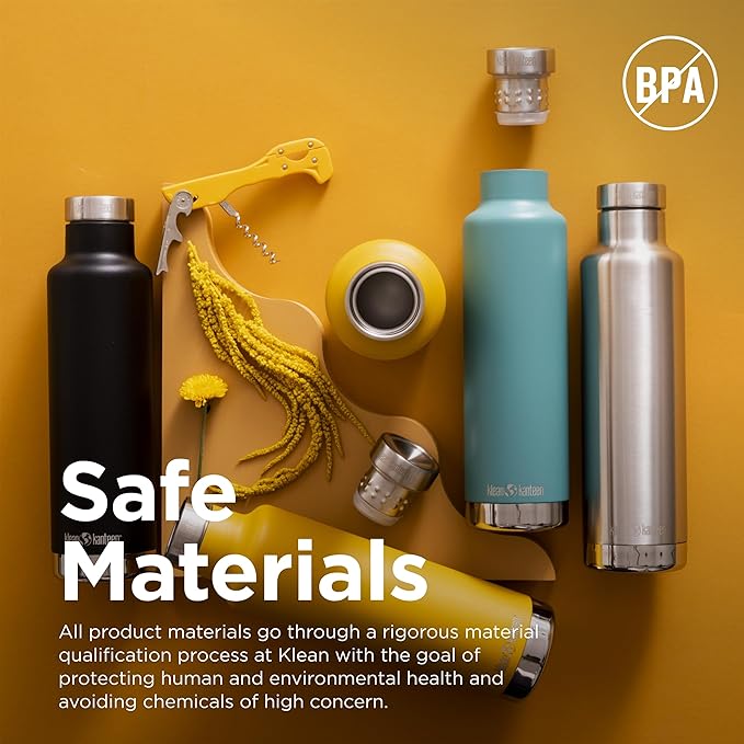 Klean Kanteen Insulated Pour Through - 25 oz - Brushed Stainless