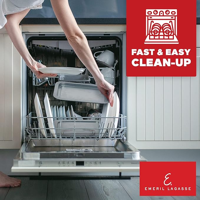 Emeril Lagasse Everyday 360 Air Fryer, 360° Quick Cook Technology, XL capacity,12 Pre-Set Cooking Functions including Bake, Rotisserie. Broil, Pizza, Slow Cook, Toaster and Much More, Stainless Steel