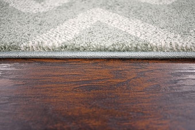 KC Cubs Boy & Girl Modern Decor Multicolor Area Rug and Carpet Collection for Kids, Toddlers and Baby Nursery, Animal Faces Blue Lion