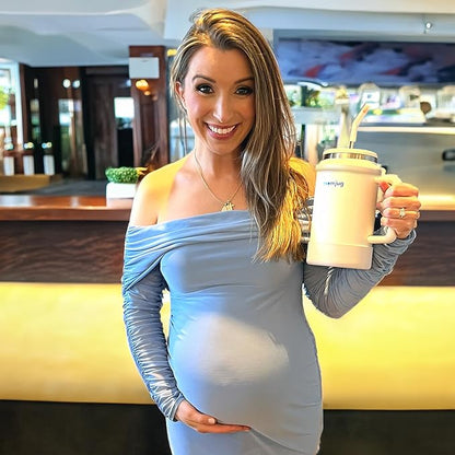 the original water bottle for moms (white)