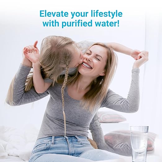 6 Packs Pitcher Water Filter Replacement for All PUR®, PUR® Plus Pitcher and Dispenser Filtration Systems, CRF950Z, PPF951K™, PPF900Z™, NSF Certified, AQUA CREST