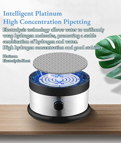 350mL Hydrogen Water Bottle, Hydrogen Water Bottle Generator, Hydrogen Rich Water Bottle Portable Hydrogen Generator Cup Water Ionizer (Water Cup)