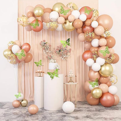 48Pcs 3D Butterfly Wall Decor 3 Sizes 3 Styles, Butterfly Decorations Party Birthday Cake Decoration, Removable Butterfly Wall Stickers for Kids Nursery Wedding Bedroom Room Decor (Green)