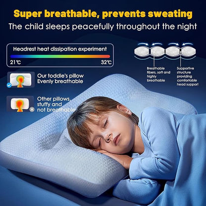 Toddler Pillow for Sleeping 1-3 Year Old