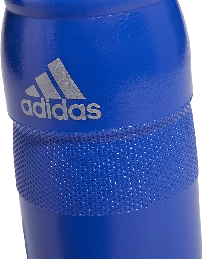adidas 750 ML (28 oz) Stadium Refillable Plastic Sport Water Bottle, Bold Blue/Silver Metallic, One Size