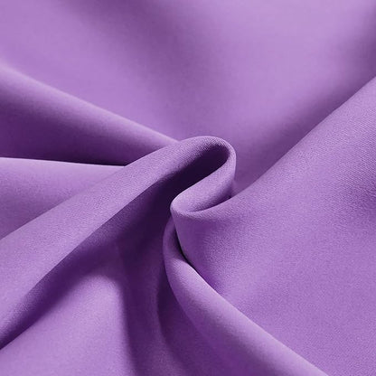 Light Purple Valance for Windows 60x18 Inch Solid Thermal Insulated Blackout Rod Pocket Kitchen Short Curtain Toppers Valance for Bathroom Living Room, Lilac Lavender